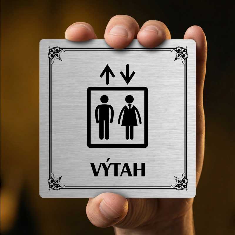 Výtah, 80x80mm, stříbrná, Texas